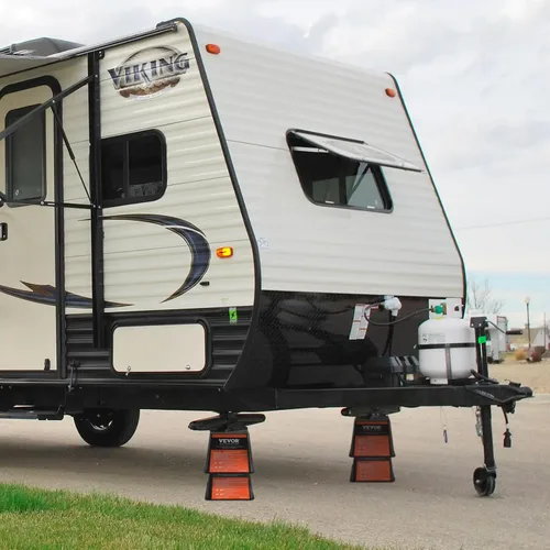 Miniatura 8 de VEVOR Bloque de Gato para Remolque, Capacidad de 2721 kg por Bloque de Nivelación de RV, Bloques Estabilizadores de RV de Polipropileno, Accesorios