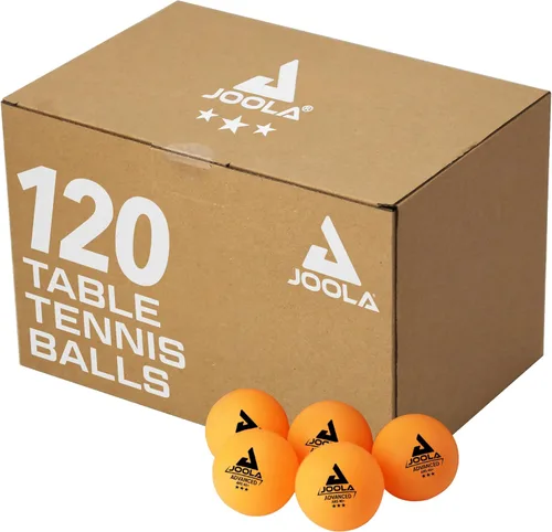 JOOLA Training 3 Star - Pelotas de tenis de mesa paquete de 12, 60 o 120 unidades – Pelotas de ping pong a granel reglamentarias de 1.58+ pulgadas
