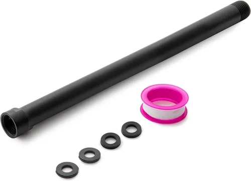Miniatura 18 de OFFO Brazo de extensión de cabezal de ducha, extensión de brazo de ducha, extensor de cabezal de ducha hecho de acero inoxidable 304, extensión
