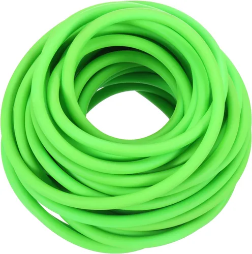 Miniatura 27 de PATIKIL 26 pies (8M) de tubo de goma de látex verde, 1/8 "(3mm) ID x 1/4" (6mm) OD, 1 x tubo de goma