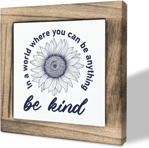 Miniatura 17 de Letrero inspirador, caja de madera con placas de escritorio, letrero cristiano, letrero de mesa de madera, decoración de mesa religiosa