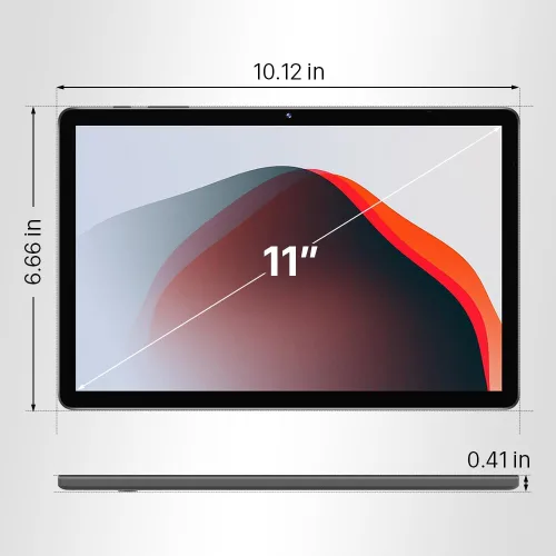 Miniatura 6 de ApoloMedia Tablet de 11 pulgadas, Android 16 2026 con procesador Octa-Core, 8 GB+128 GB, expansión de 1 TB, batería de 7000 mAh, tableta grande HD