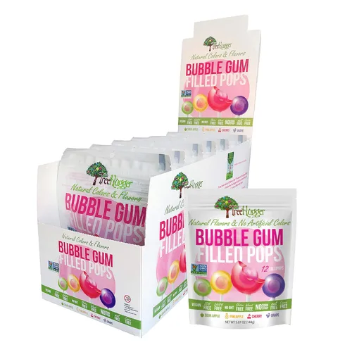 Miniatura 8 de Tree Hugger Caja de exhibición de burbujas con relleno de chicle, ideal para una gran diversión, 48