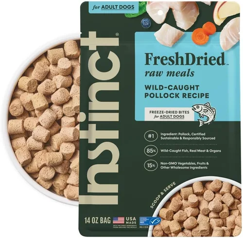 Miniatura 18 de Instinct Comidas crudas liofilizadas, alimento seco natural para perros, sin granos, cordero alimentado con hierba, bolsa de 24 onzas