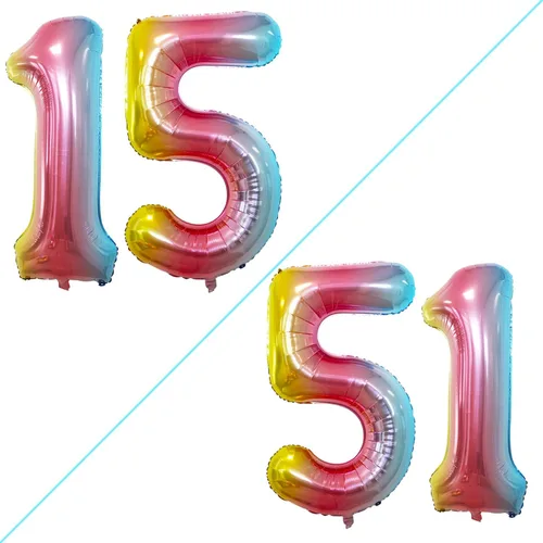 Miniatura 333 de Goer, conjunto de globos de papel aluminio para decoraciones de cumpleaños, globos de las letras de feliz cumpleaños y de números Oro