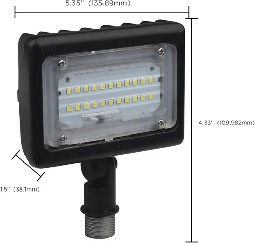 Miniatura 3 de Nuvo 65/531 - Luz LED de seguridad para exteriores, pequeña, acabado en bronce