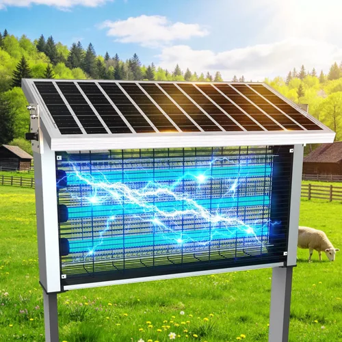 Miniatura 11 de Potente exterminador solar de insectos para exteriores para 2000 pies cuadrados con cable de extensión de 13 pies, exterminador de mosquitos