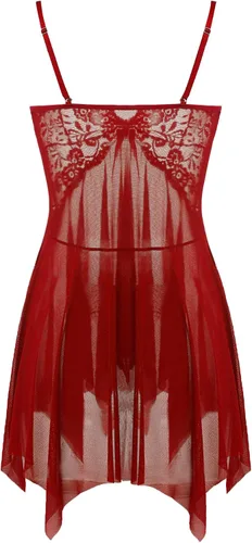Miniatura 2 de Joyaria Babydoll - Conjunto de lencería con encaje para mujer, talla Ch-XXG