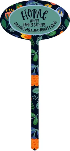 DEXSA Marcador de estacas de aluminio para jardín, 7 x 15 pulgadas, llamativo y colorido, forma única de decorar plantas en macetas o paisajes del