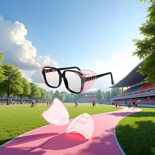 Miniatura 7 de 1 juego de gafas de seguridad laterales protectores laterales flexibles y ligeros para correr, ciclismo, deportes al aire libre, escudo contra