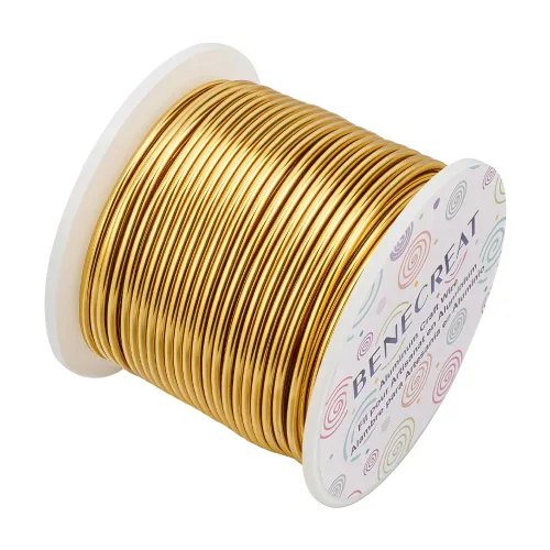 Miniatura 19 de BENECREAT -Alambre de aluminio para joyería de calibre 9, 55 pies, alambre metálico flexible para esculpir, ideal para manualidades de Halloween