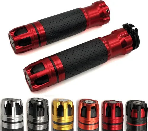 Miniatura 3 de Agarres universales para manillar de motocicleta, 22 0.945 in, CNC, extremos de manillar para Yamaha MT 01 03 25 YBR 125 YZF R15 XT660 TMAX 500 530