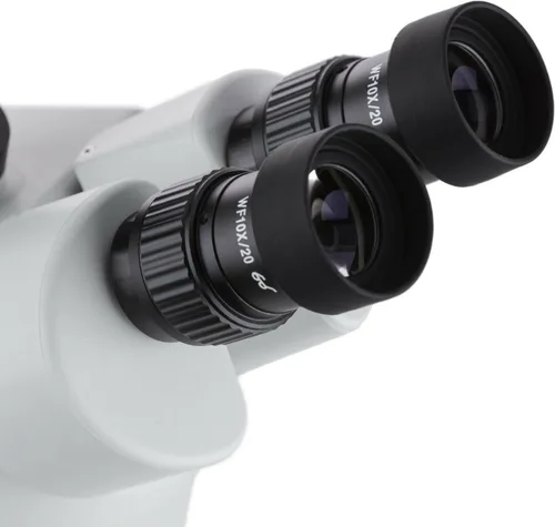 Miniatura 4 de AmScope SM-1TSZ-144S-5M Microscopio Digital Profesional Trinocular Estéreo, Lentes WH10x, Aumento 3.5X-90X, Objetivo de Zoom 0.7X-4.5X, Anillo