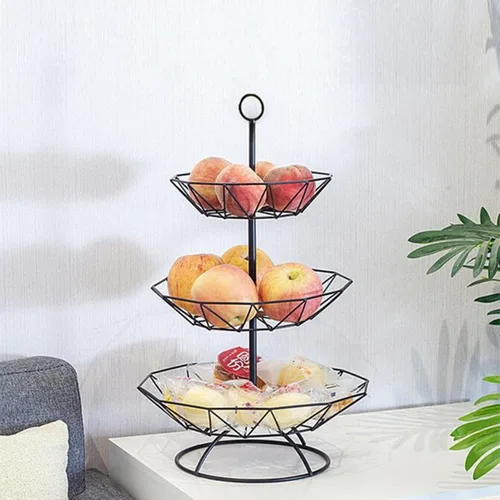 Miniatura 3 de Snadulor - Soporte redondo para tartas de 3 niveles y 13 pulgadas