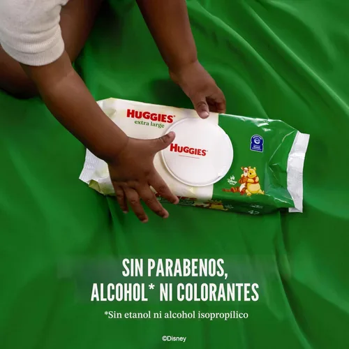 Miniatura 8 de Huggies - Toallitas para bebés extra grandes, sin perfume, 9 paquetes abatibles, 378 toallitas XL en total, el embalaje puede variar