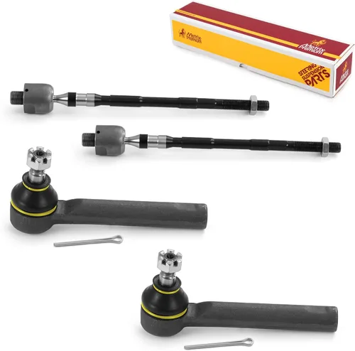 Miniatura 221 de Metrix Premium Chassis Parts - Kit de 4 piezas de extremos de barra de acoplamiento frontal exterior e interior compatible con Nissan Pathfinder
