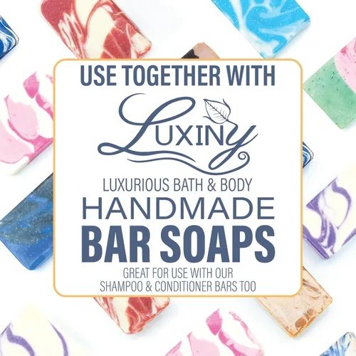 Miniatura 4 de Luxiny - Protectores de jabón para barras de jabón/champú, fabricadas en Estados Unidos por Luxiny Levanta las barras en jaboneras y soportes