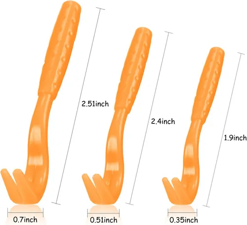 Miniatura 4 de Kit de herramientas de eliminación de garrapatas de 7 piezas, incluye 3 removedores de plástico, 3 pinzas de acero inoxidable con peine para perros