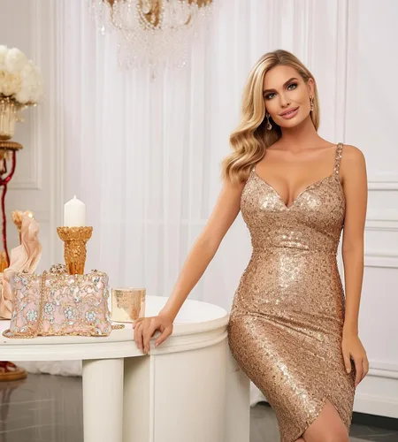 Miniatura 6 de Sweetovo Bolso de noche para mujer, bolso de mano con diamantes de imitación, brillante para fiesta, bolso de hombro, bolsa de boda con cadena