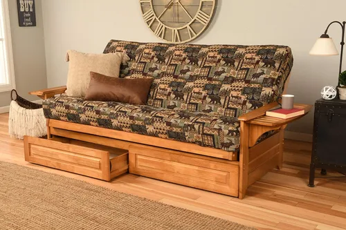 Miniatura 18 de Kodiak Furniture - Juego de futón, blanco, Madera Tela, Canadá