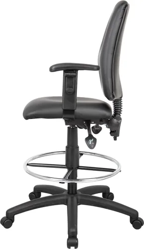 Miniatura 9 de Taburete multifunción Boss, de tela, Plástico Madera, Negro