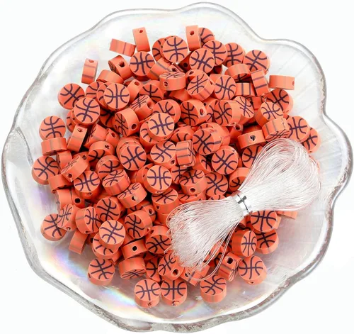 Miniatura 10 de 100 piezas de cuentas espaciadoras de arcilla polimérica de animales para joyería de mujer, pulseras, collares, aretes, accesorios de bricolaje
