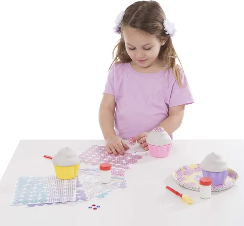 Miniatura 8 de Melissa & Doug Decoupage Made Easy - Kit de manualidades de papel para magdalenas
