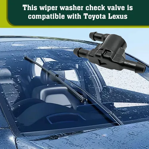Miniatura 6 de Pack-2 - Válvula de retención para limpiaparabrisas de automóvil, repuesto de conector de manguera de boquilla de limpieza de 3 puertos #8532128020