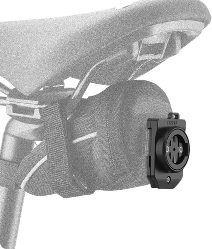 Miniatura 2 de TUSITA Soporte de clip para bolsa de sillín de ciclismo (ranura grande) compatible con Garmin Varia RTL515, RTL510, RVR315, RearVue 820
