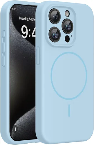 Miniatura 90 de Miracase Funda diseñada para iPhone 13, con protector de pantalla de vidrio templado, forro de microfibra suave antiarañazos, funda de goma