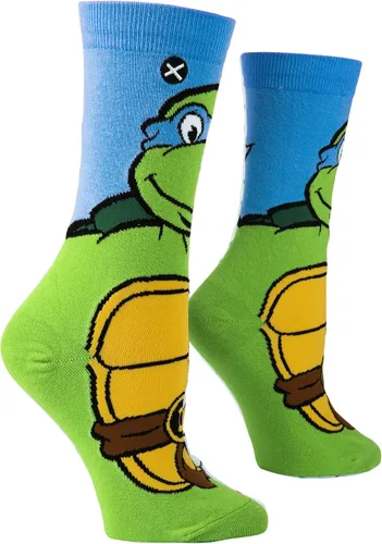 Miniatura 3 de Odd Sox, Nickelodeon TMNT Teenage Mutant Ninja Turtles, 90's Cartoon, Fun Socks