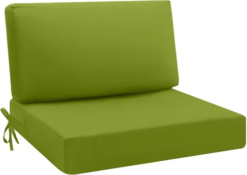 Miniatura 10 de idee-home Cojines impermeables para asiento de exteriores, cojines de repuesto para sofá y sillas de asiento profundo Hampton Bay, para césped