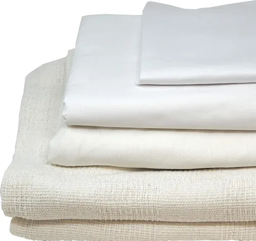 Miniatura 2 de Careoutfit Ropa de cama de hospital todo en uno en una bolsa, sábana superior, sábana inferior, funda de almohada y manta, color blanco premium