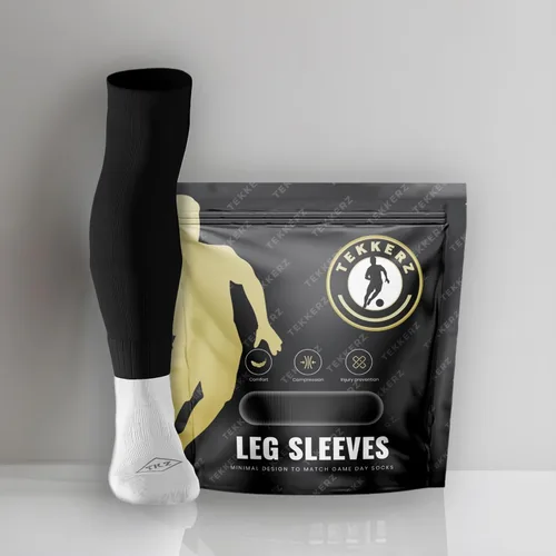 Miniatura 3 de Tekkerz Manga de pierna compatible con calcetines de agarre, la mejor alternativa a los calcetines deportivos de fútbol, fútbol, hockey y rugby