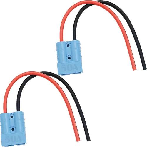 Miniatura 7 de CESFONJER Conector de batería, enchufe de conexión/desconexión rápida de 600 V 50 A, conectores de enchufe de batería, con cables de conexión