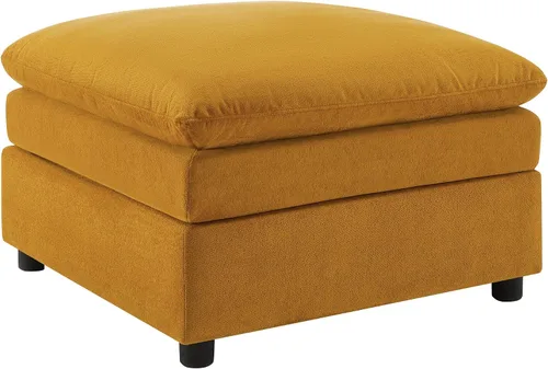 Miniatura 23 de VANOMi Sofá modular Cloud de 98 pulgadas para sala de estar, sofá cama moderno de gran tamaño con asiento profundo, otomana de cojín grueso de doble