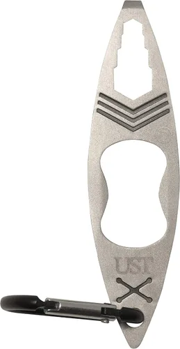 Miniatura 16 de UST Tool-a-Long - Mosquetones multiherramienta con construcción duradera y compacta de acero inoxidable para senderismo, kayak, campamento, viajes