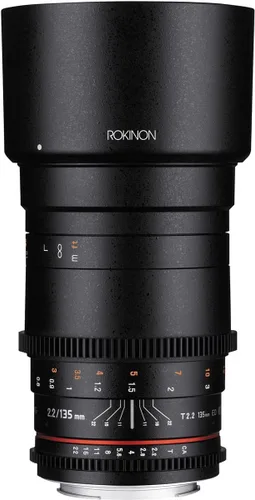 Rokinon Cine DS 5.315 in T2.2 ED UMC Teleobjetivo Cine Lente para Canon EF Digital SLR Cámaras Negro