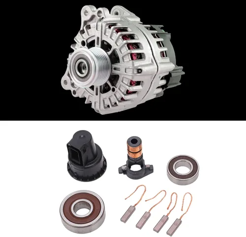 Miniatura 5 de Kit de reparación del alternador Juego de rodamientos de anillos colectando 230090 Reemplazo para 0124515010 0124525139