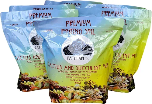 Miniatura 11 de Fat Plants San Diego Mezcla de tierra prémium para cactus y suculentas, para plantas de cactus, palmeras y cítricos, cultivadas en recipientes