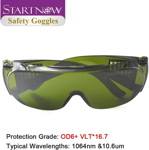 Miniatura 2 de STARTNOW Gafas de seguridad láser 1064nm para grabado láser Soldadura Protección ocular OD6+escudo protector Galsses