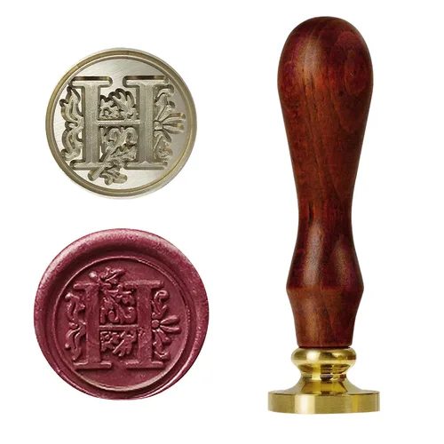 Miniatura 11 de AMOCO Sello de cera de latón, letra C, estilo retro vintage, 1 pulgada de diámetro, juego de 30
