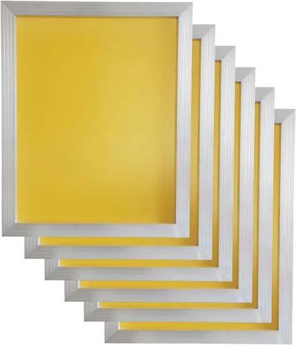Miniatura 6 de YLZ Pantallas de impresión de pantalla de seda de aluminio 16 x 20 pulgadas Frame-110 malla blanca (2 PC)