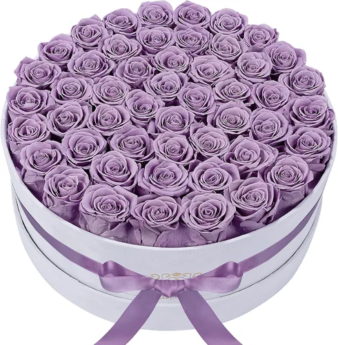 Miniatura 15 de Perfectione Roses 27 Rosas en una Caja, Rosa del Día de la Madre, Flores Preservadas para Ella, Flores para Entrega, Regalos de Cumpleaños