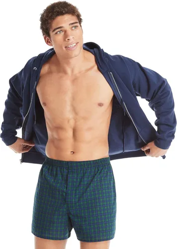 Miniatura 5 de Hanes Men's Big Tartan Boxers-Multiple Packs and