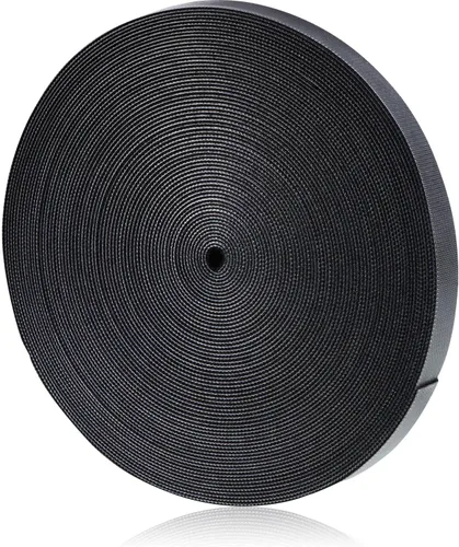 Miniatura 10 de WILLBOND Cintas de sujeción de 1/2 pulgada x 45 pies, bridas de cable reutilizables, cinta de nylon de doble cara, rollo de gancho y bucle, bridas