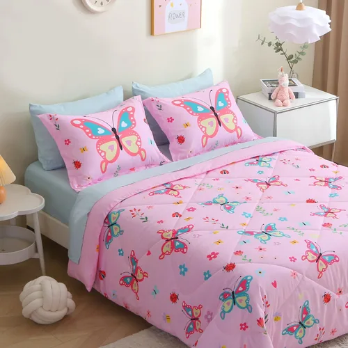 Miniatura 25 de Juego de edredón deportivo de 7 piezas para niños, suave y esponjoso, juego de ropa de cama de béisbol, tamaño individual con diseño de fútbol 3D