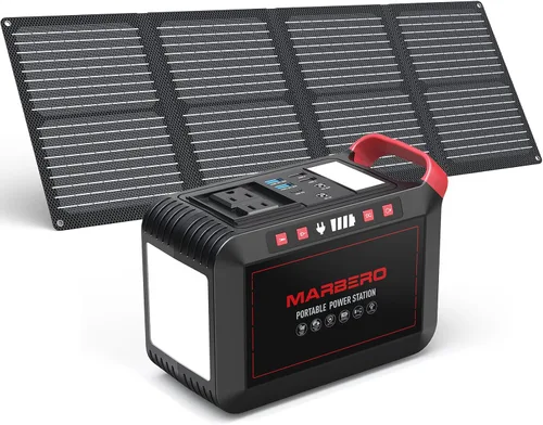 Miniatura 9 de MARBERO Generador solar de 88.8 Wh con panel solar de 21 W incluido estación de energía portátil 80 W 110 V 120 W máximo para acampar al aire libre