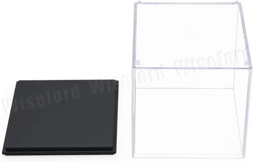 Miniatura 6 de Vitrina pequeña (2.6 x 2.6 x 2.5 pulgadas) caja transparente de acrílico para mini figura