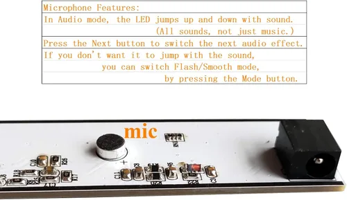 Miniatura 5 de Kits electrónicos de luz de audio LED DIY (PP16LED-ROUND)